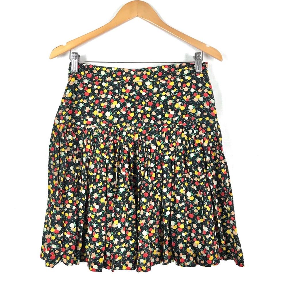 Le Superbe Flori Culture Pleated Skirt